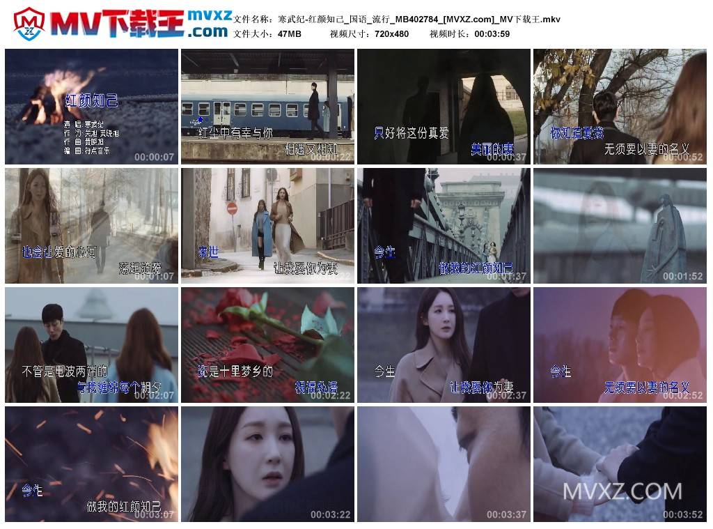 寒武纪-红颜知己_国语_流行_MB402784